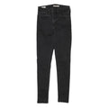LEVI'S Womens Slim Black Denim Slim Jeans W26 L30 Stretch Cotton Blend