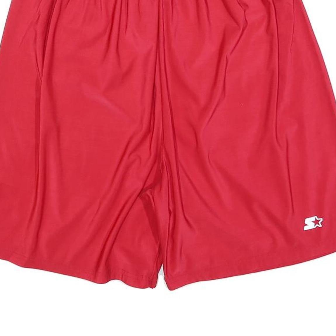 STARTER Mens Shorts Red Sports Loose M W28 Athletic Casual