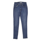 LEVI'S 721 High Rise Super Skinny Womens Jeans Blue Slim Skinny Denim W24 L29