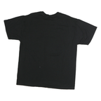 JERZEES Mens Black Benjamin Logan Raiders Soccer Champs Graphic T-Shirt L Crew