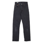 LEVI'S 501 BIG E Jeans Womens Black Regular Straight W23 L28