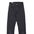 LEVI'S 501 BIG E Jeans Womens Black Regular Straight W23 L28