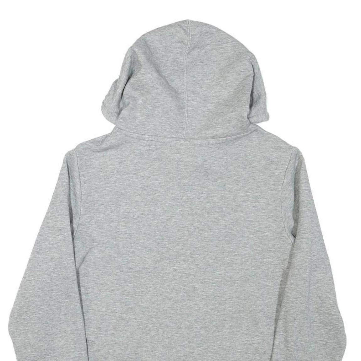 PUMA Womens Grey Hoodie S Cotton Blend Pullover Casual Hoodie