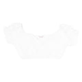 ORIGINAL STEINDL Womens Milkmaid Blouse White Puff Sleeve M