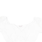 ORIGINAL STEINDL Womens Milkmaid Blouse White Puff Sleeve M