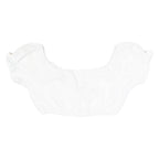 ORIGINAL STEINDL Womens Milkmaid Blouse White Puff Sleeve M