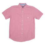CHAPS Mens Shirt Red Check M