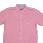 CHAPS Mens Shirt Red Check M