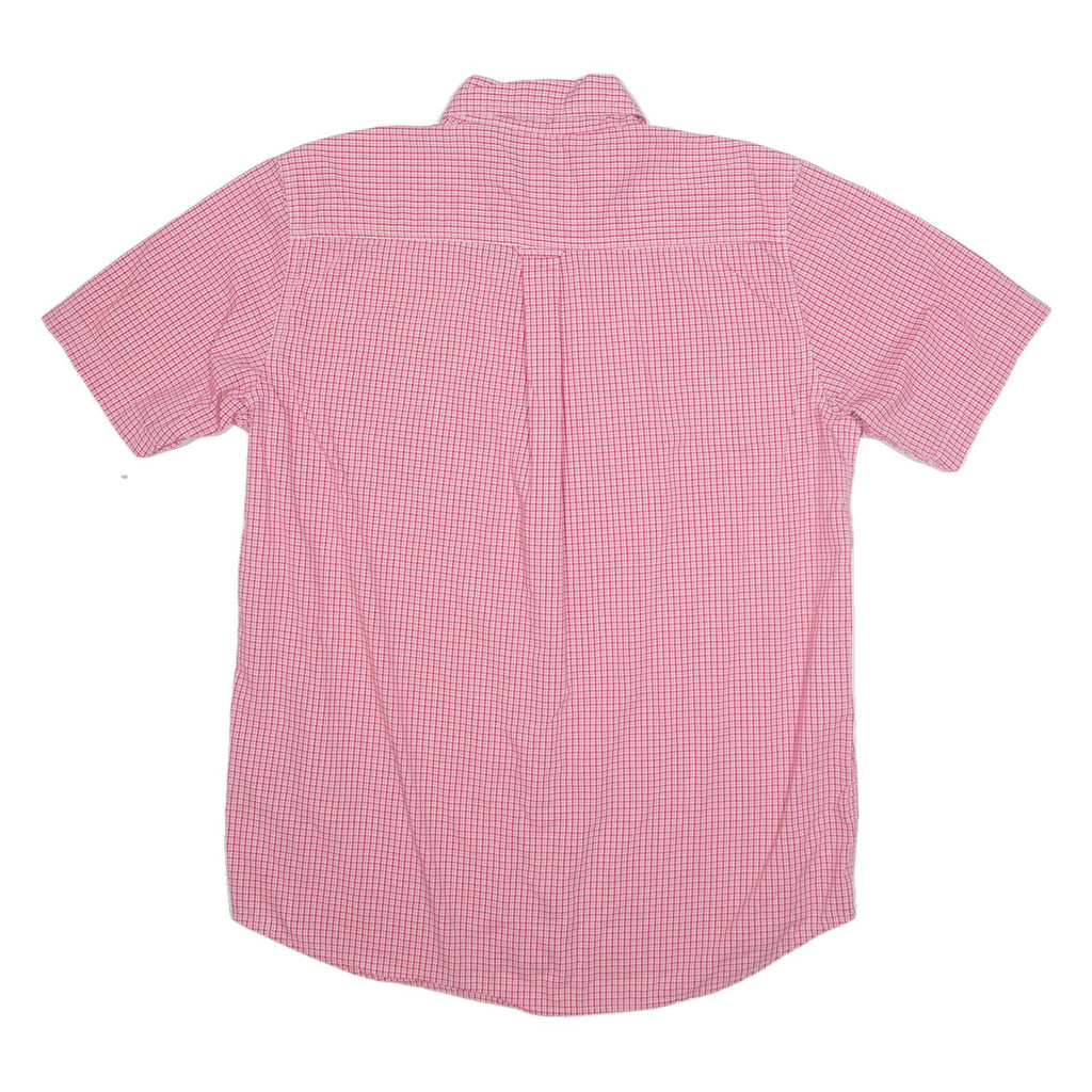 CHAPS Mens Shirt Red Check M