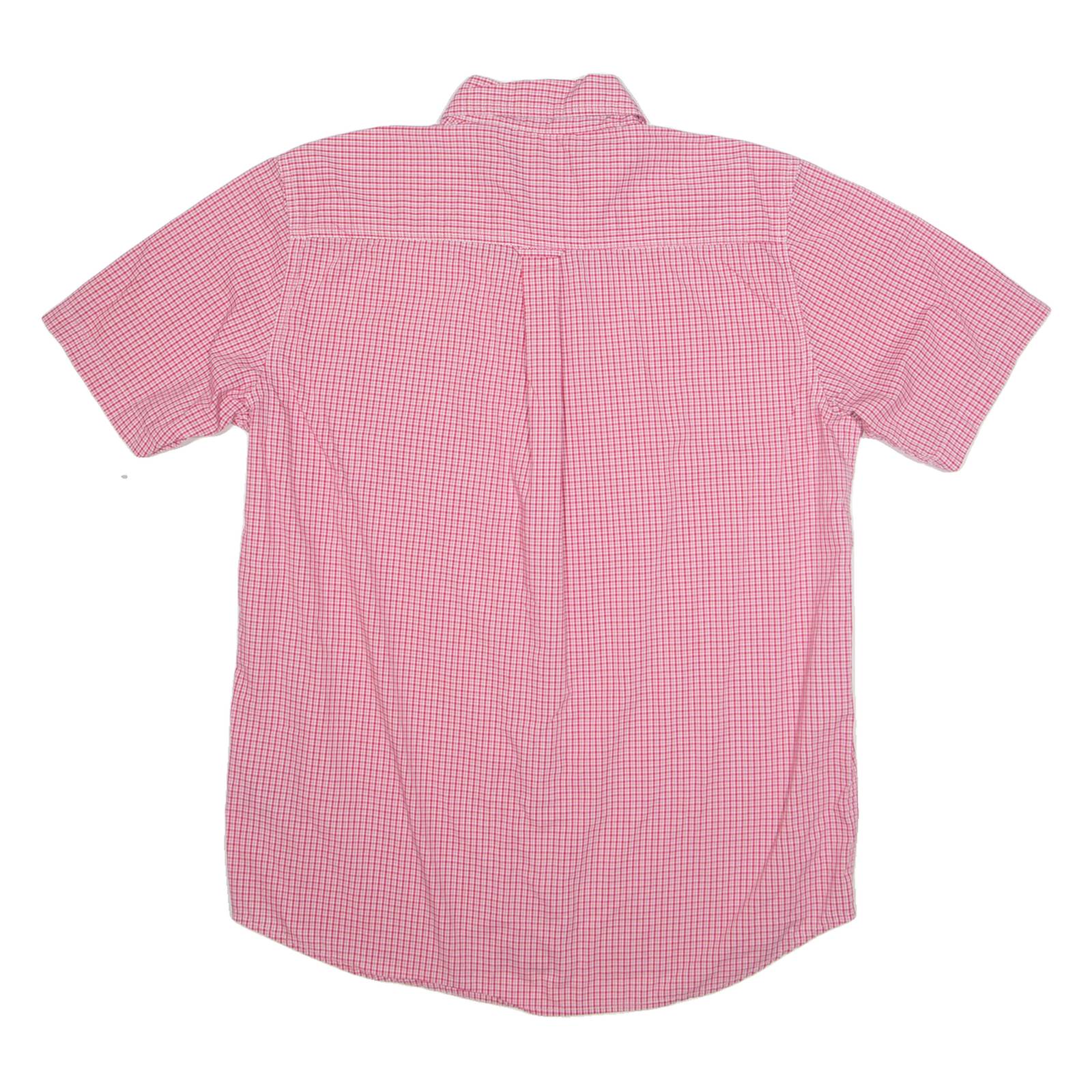 CHAPS Mens Shirt Red Check M