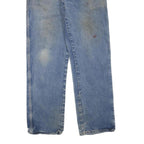 DICKIES Mens Regular Blue Denim Jeans W36 L32 Classic Cotton Blend Zip Pockets