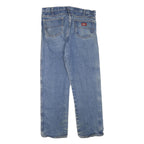 DICKIES Mens Regular Blue Denim Jeans W36 L32 Classic Cotton Blend Zip Pockets