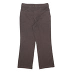 DICKIES Womens Regular Fit Brown Jeans Denim W28 L26 Casual Cotton Blend Zip