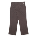 DICKIES Womens Regular Fit Brown Jeans Denim W28 L26 Casual Cotton Blend Zip