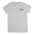 GILDAN Mens Grey NMCA Racing Graphic T-Shirt S Short Sleeve Crew Neck Car Print