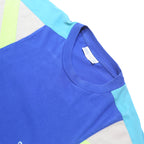 ADIDAS ORIGINALS Mens Blue Cotton Blend Graphic T-Shirt M Short Sleeve Crew Neck