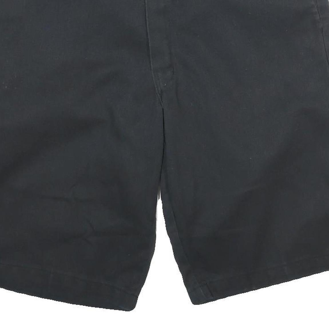 DICKIES Mens Shorts Black Relaxed Fit L W36 Workwear Polyester Blend