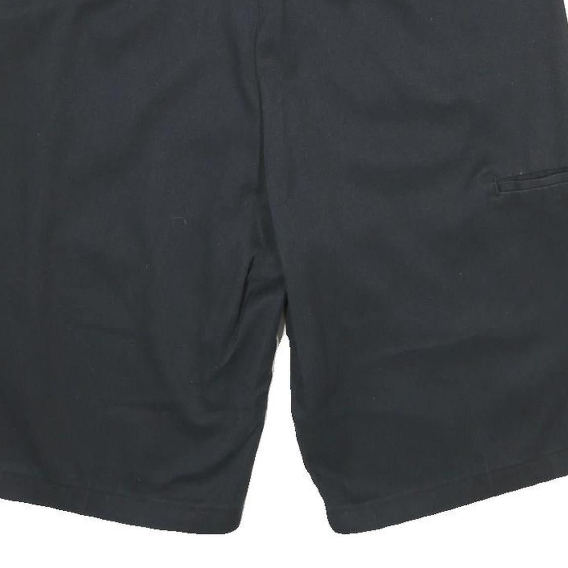 DICKIES Mens Shorts Black Relaxed Fit L W36 Workwear Polyester Blend