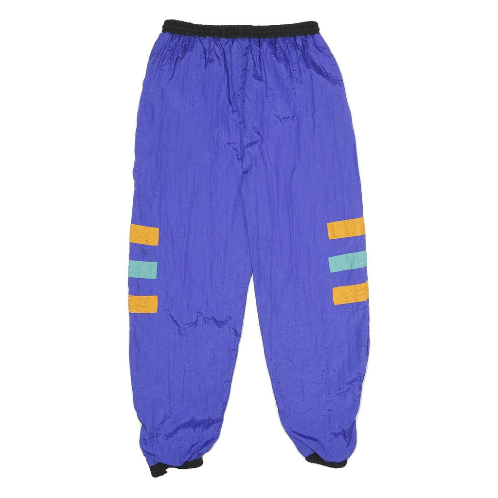 Mens Joggers Blue & Turquoise & Orange Loose Tapered M W28 L30 Casual Sports