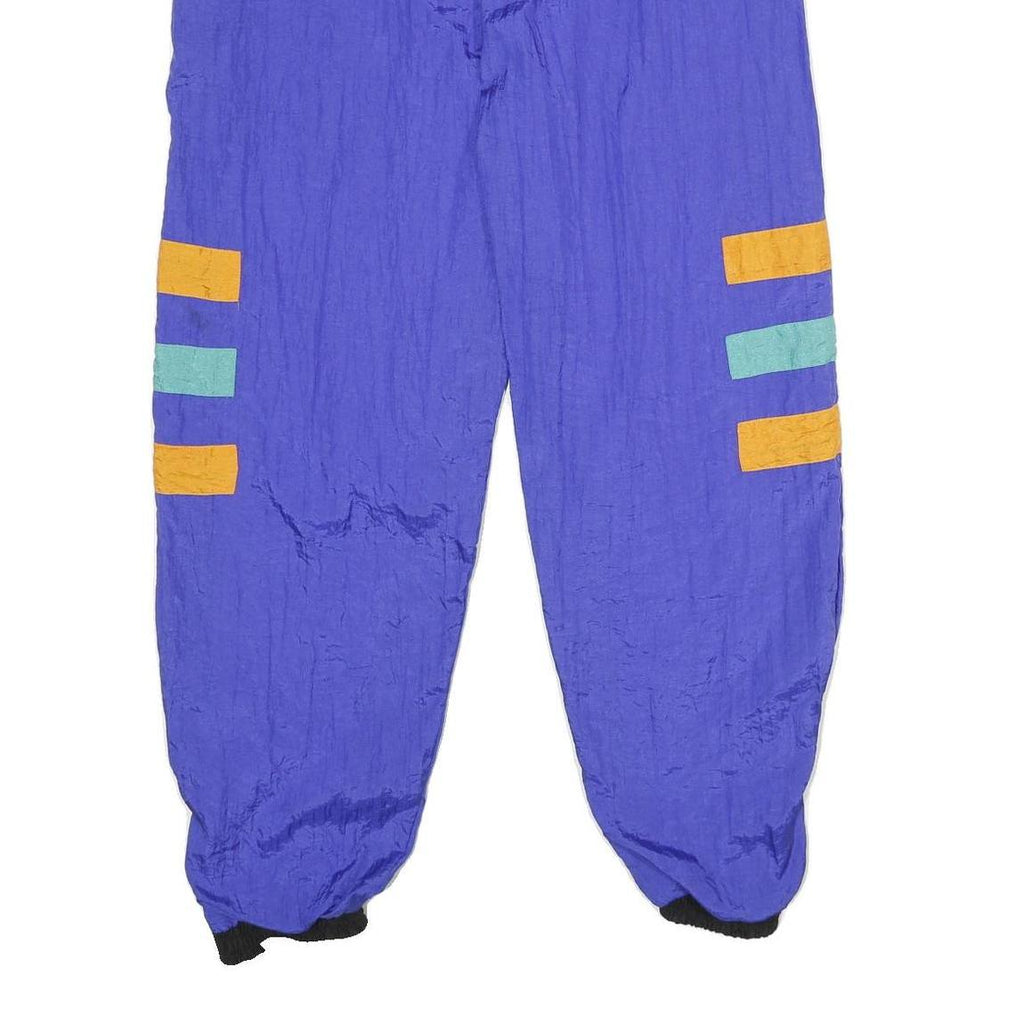 Mens Joggers Blue & Turquoise & Orange Loose Tapered M W28 L30 Casual Sports