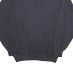 TOMMY HILFIGER Mens Navy Plain Cotton Crew Neck Basic Knit Jumper L Comfort