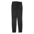 CALVIN KLEIN JEANS Mid Rise Womens Trousers Black Slim Skinny W24 L30