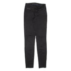 CALVIN KLEIN JEANS Mid Rise Womens Trousers Black Slim Skinny W24 L30
