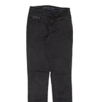 CALVIN KLEIN JEANS Mid Rise Womens Trousers Black Slim Skinny W24 L30