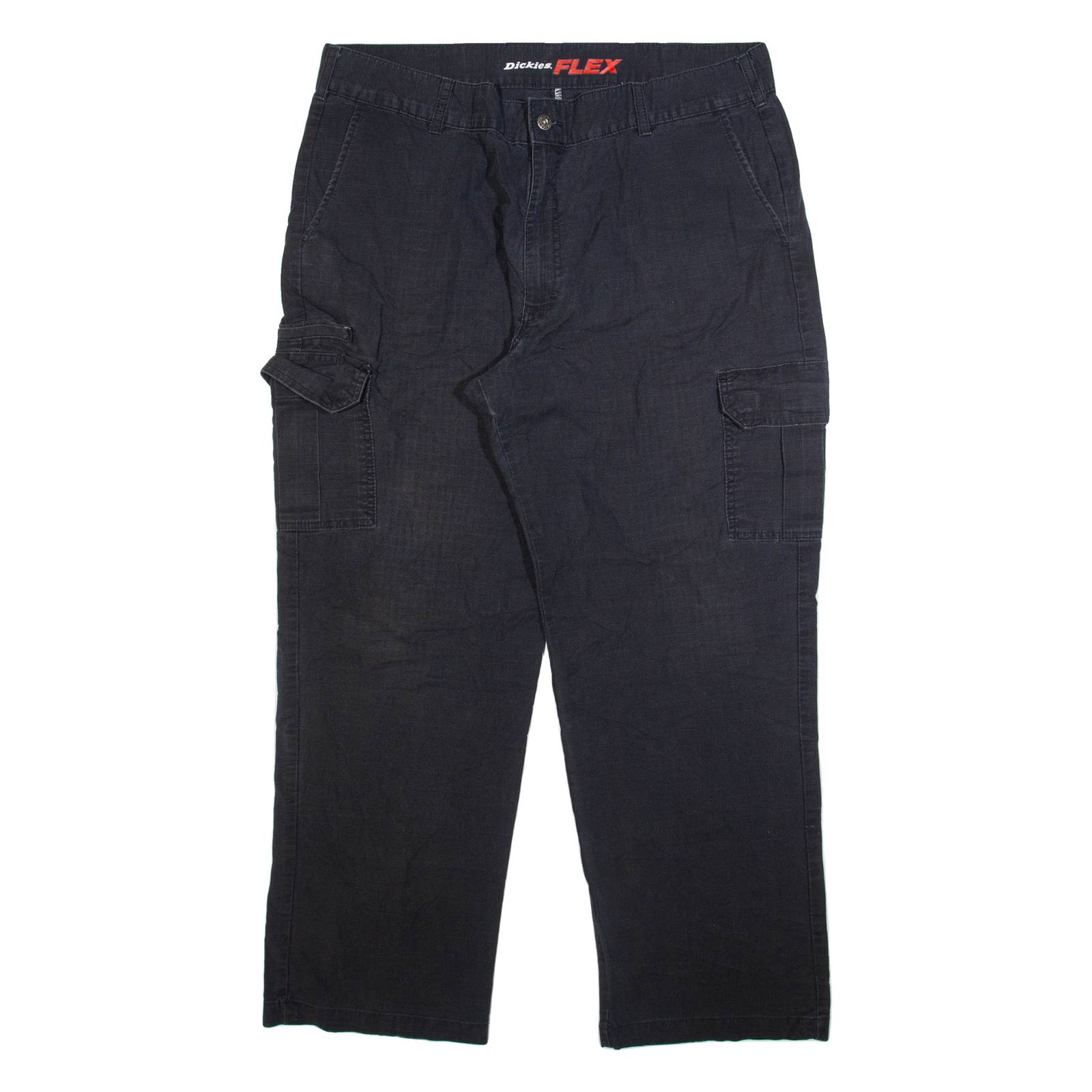 DICKIES Cargo Mens Trousers Grey Relaxed Straight W40 L32