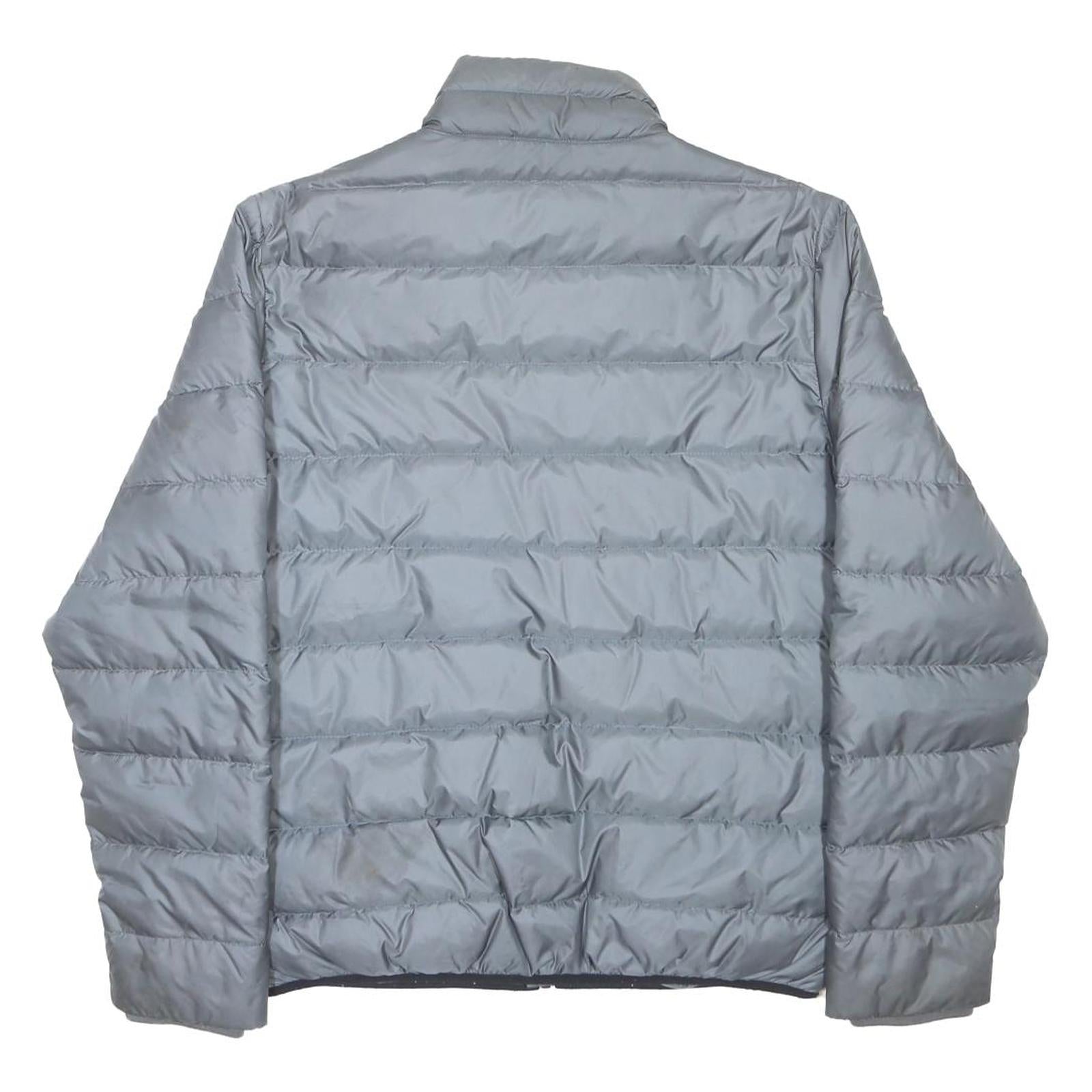 LEVI'S Mens Grey Lightweight Jacket L Polyester Plain Zip Casual Padded