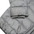 LEVI'S Mens Grey Lightweight Jacket L Polyester Plain Zip Casual Padded