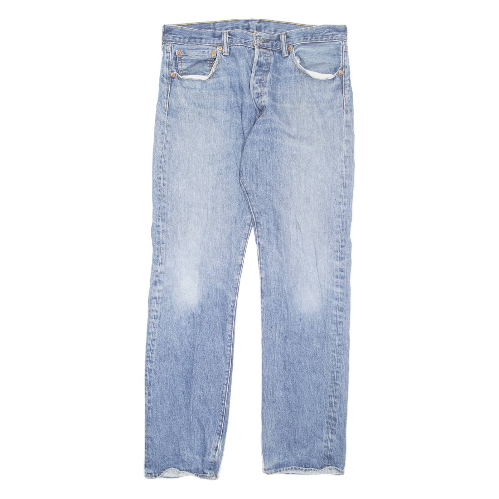 LEVI'S Womens Jeans Blue Regular Straight W32 L31