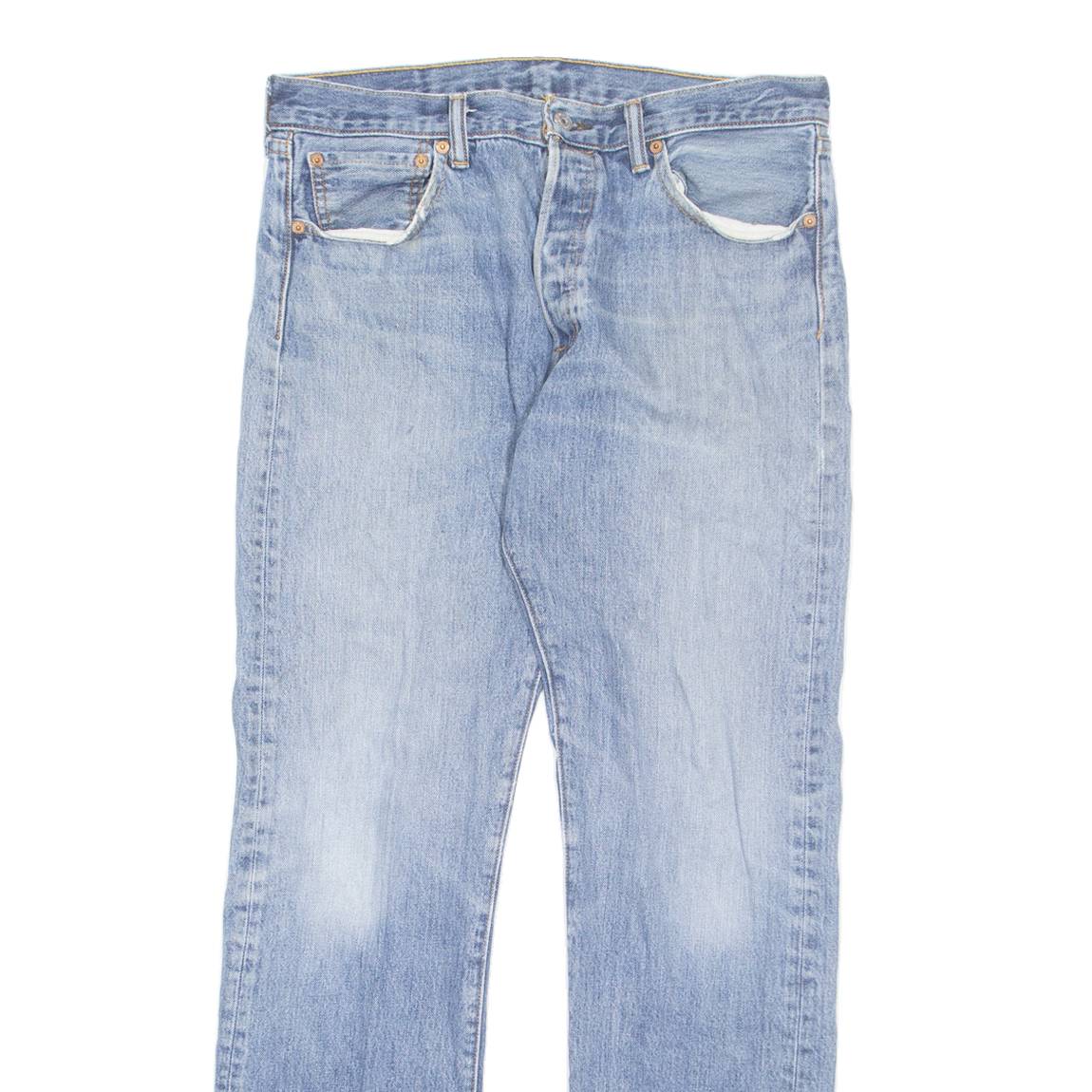 LEVI'S Womens Jeans Blue Regular Straight W32 L31