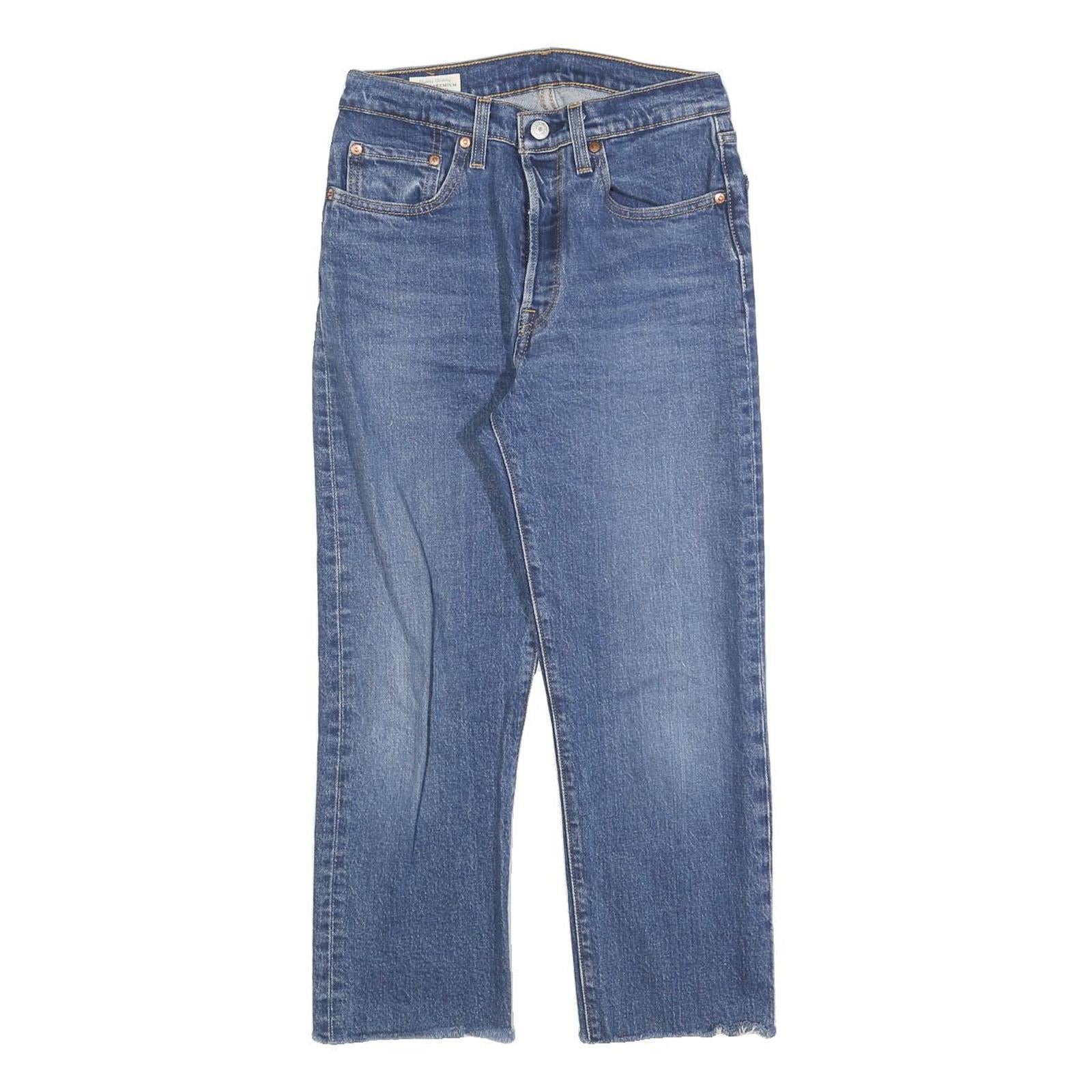 LEVI'S 501 BIG E Womens Jeans Blue Regular Straight Denim Light W26 L23 Classic