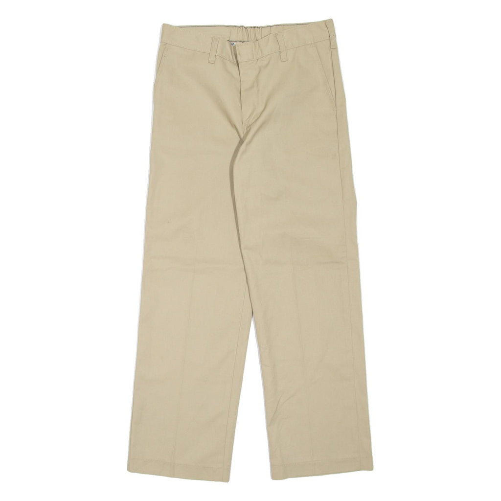 DICKIES Workwear Womens Trousers Beige Regular Straight W28 L26