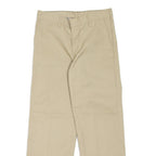 DICKIES Workwear Womens Trousers Beige Regular Straight W28 L26