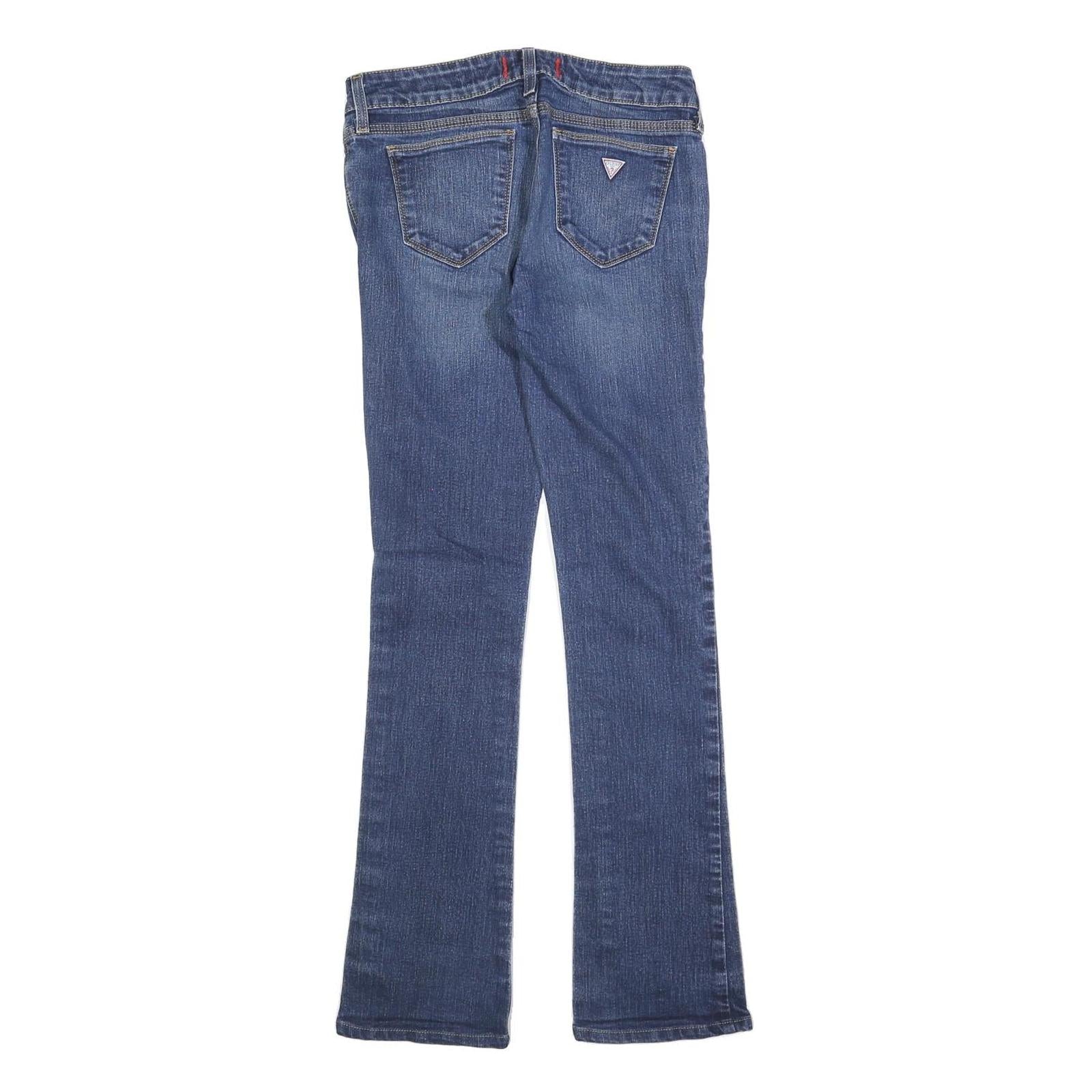 GUESS Womens Jeans Blue Slim Bootcut Denim Medium W28 L30 Classic Fit