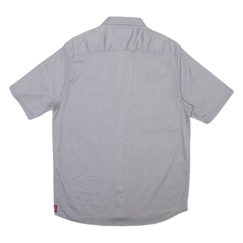 WRANGLER Mens Plain Shirt Grey M