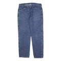 WRANGLER Mens Blue Jeans Regular Straight Denim Medium W36 L30 Casual Classic