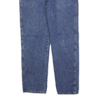 WRANGLER Mens Blue Jeans Regular Straight Denim Medium W36 L30 Casual Classic