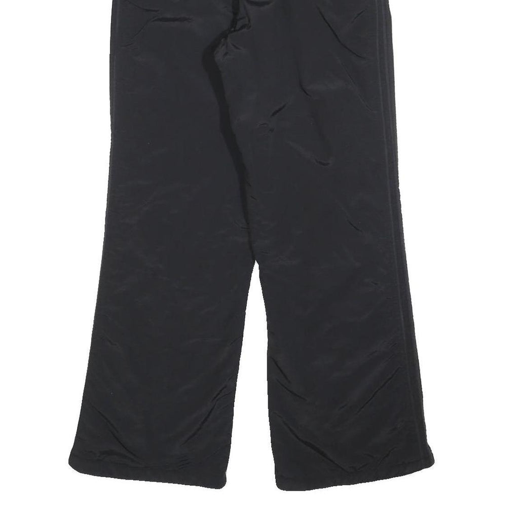 SUPER EU Womens Black Straight Leg Trousers W28 L28 Polyester Blend Woven Zip