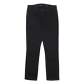 LEVI'S Womens Slim Black Denim Jeans Cotton Blend Zip W28 L30 Stylish Classic