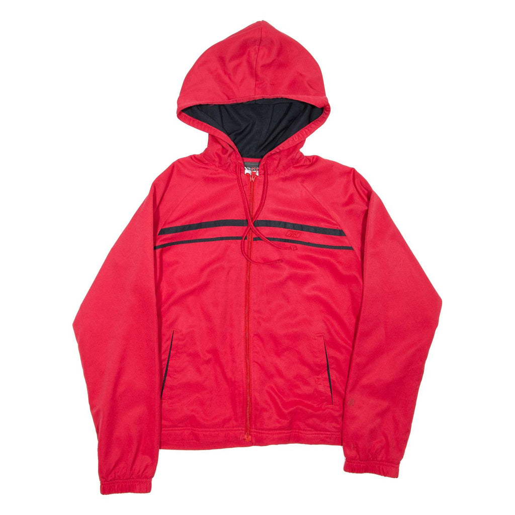 REEBOK Mens Jacket Red Hooded S