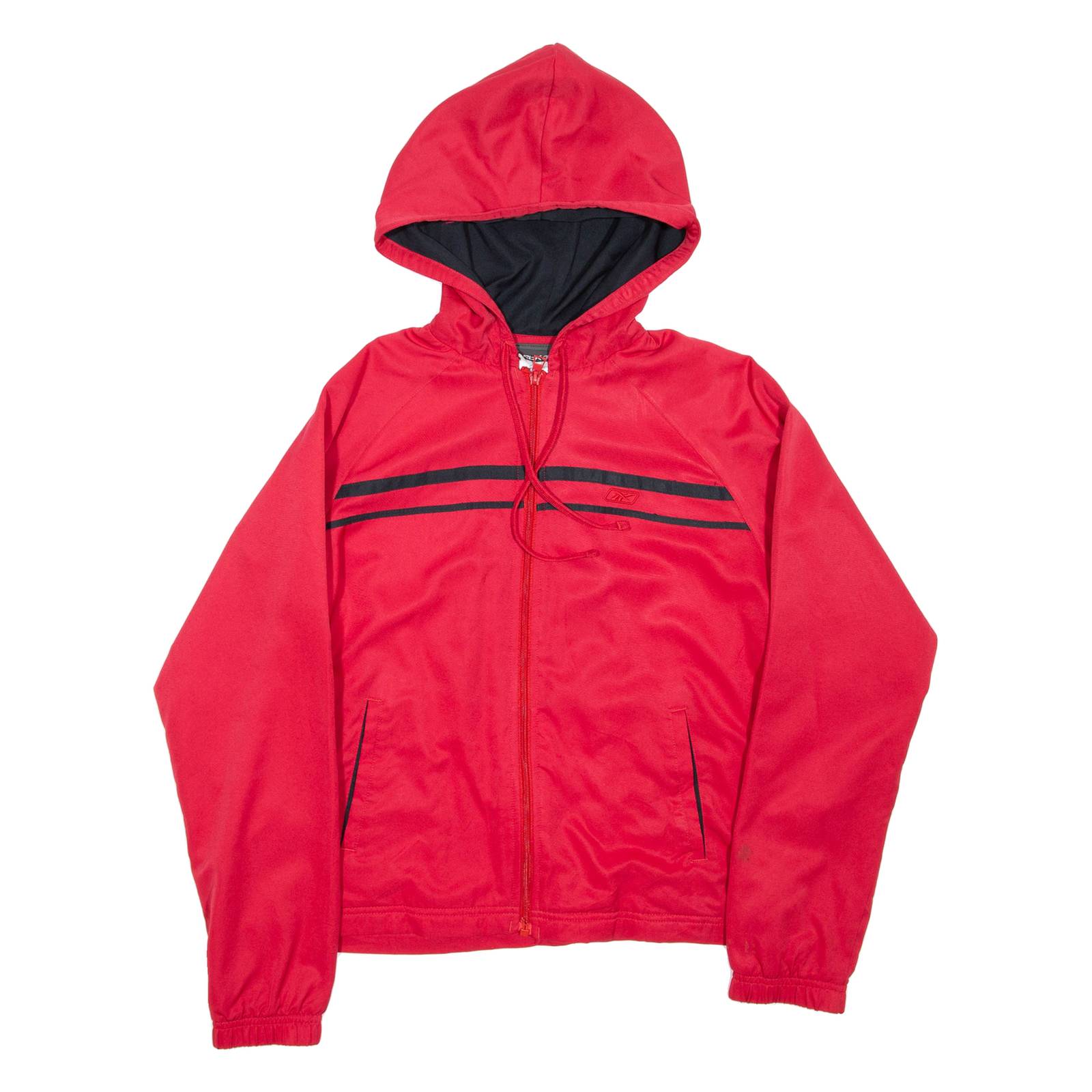 REEBOK Mens Jacket Red Hooded S