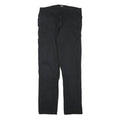 CARHARTT Mens Cotton Blend Black Regular Straight Trousers W31 L32 Workwear