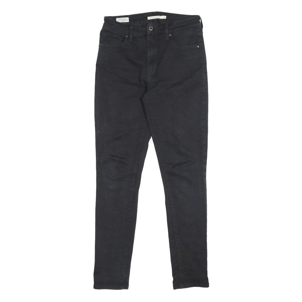 LEVI'S 721 BIG E Womens Jeans Black Slim Skinny Denim W26 L30 Stretch Cotton
