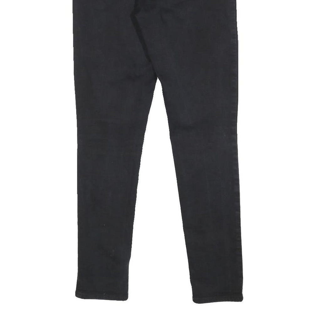 LEVI'S 721 BIG E Womens Jeans Black Slim Skinny Denim W26 L30 Stretch Cotton