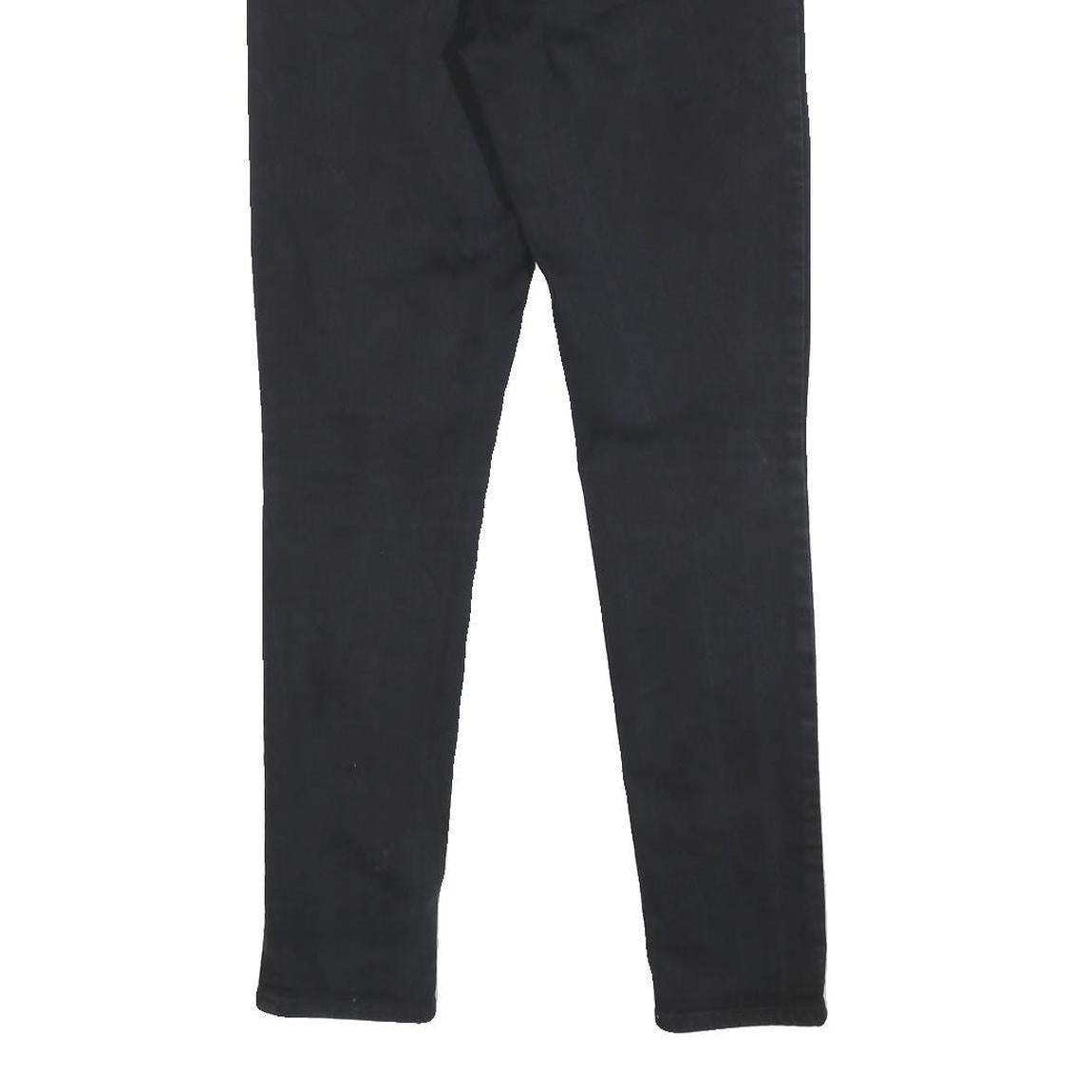 LEVI'S 721 BIG E Womens Jeans Black Slim Skinny Denim W26 L30 Stretch Cotton