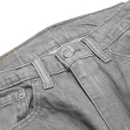 LEVI'S 502 Mens Jeans Grey Slim Straight Denim Medium W30 L29 Cotton Blend Zip