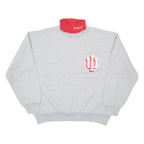 MAJESTIC Indiana Womens Sweatshirt Grey High Neck USA L
